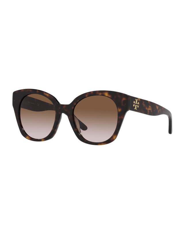 Oversized Acetate Cat-Eye Sunglasses